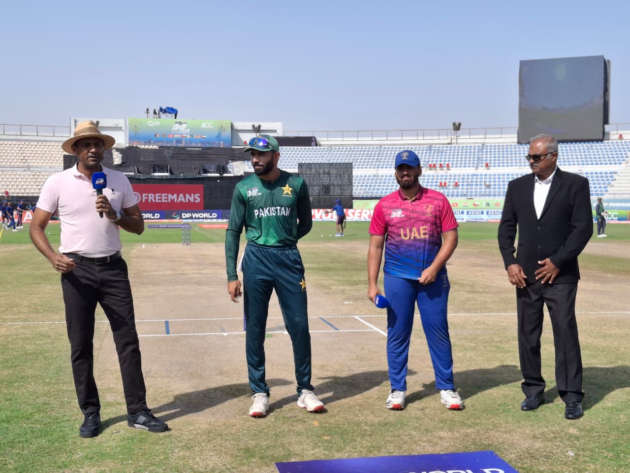 UAE win the toss, elect to bat first in match 9th of Asia Cup Rising Stars 2025 against Pakistan Shaheens