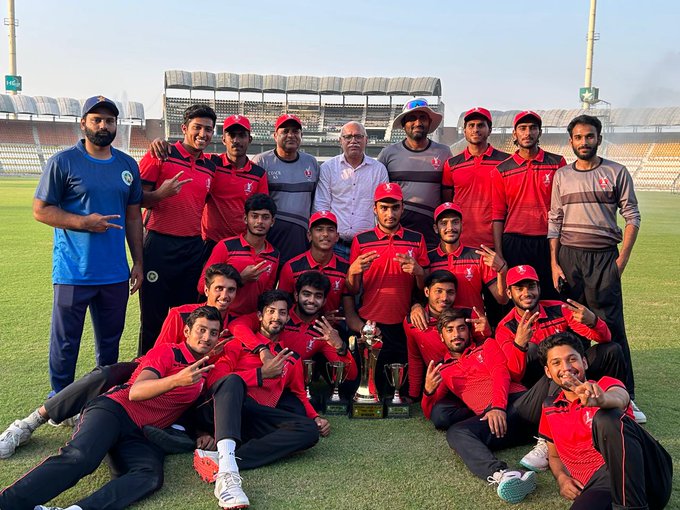 Lahore Blues defeat Rawalpindi by seven wickets in the final to lift the National U19 One-Day Cup